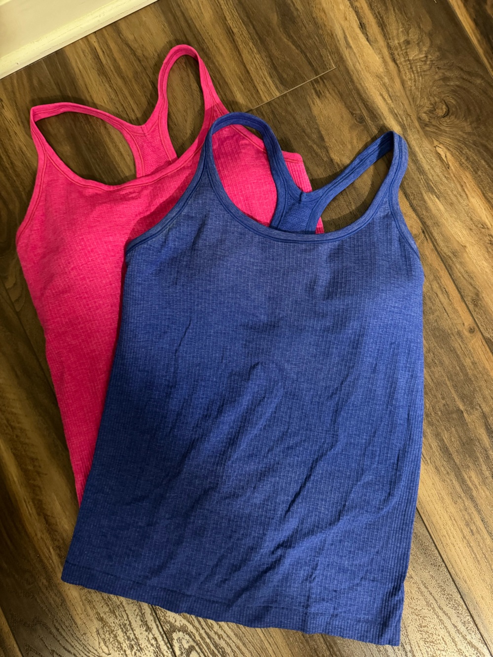 Lululemon — Ebb to Street Tank Top Blue / Pink